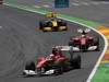 GP Europa, Gara, Fernando Alonso (ESP), Ferrari, F10 davanti a Felipe Massa (BRA), Ferrari, F10 
