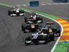 GP Europa, Gara, Nico Hulkenberg (GER), Williams, FW32 davanti a Mark Webber (AUS), Red Bull Racing, RB6 