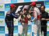 GP Europa, Gara, Sebastian Vettel (GER), Red Bull Racing, RB6 vincitore, Lewis Hamilton (GBR), McLaren  Mercedes, MP4-25 secondo e Jenson Button (GBR), McLaren  Mercedes, MP4-25 terzo 