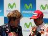 GP Europa, Gara, Sebastian Vettel (GER), Red Bull Racing, RB6 vincitore e Lewis Hamilton (GBR), McLaren  Mercedes, MP4-25 secondo 
