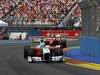 GP Europa, Gara, Vitantonio Liuzzi (ITA), Force India F1 Team, VJM03 davanti a Felipe Massa (BRA), Ferrari, F10 