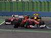 GP Europa, Gara, Fernando Alonso (ESP), Ferrari, F10 davanti a Nico Hulkenberg (GER), Williams, FW32 