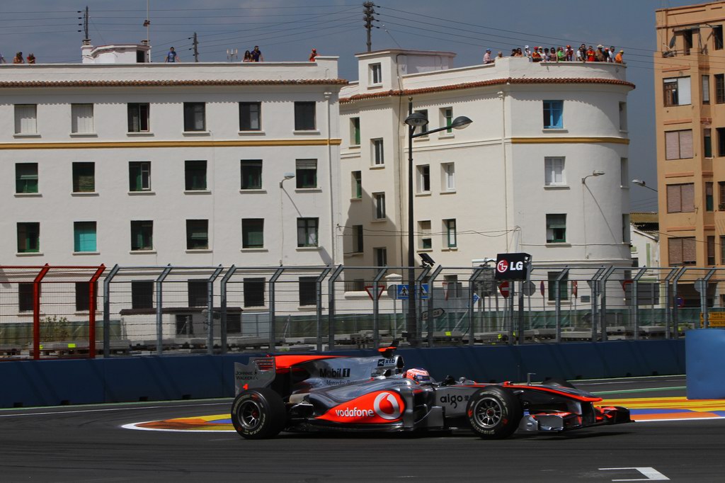 GP Europa, Prove Libere 3, Sabato, Jenson Button (GBR), McLaren  Mercedes, MP4-25 
