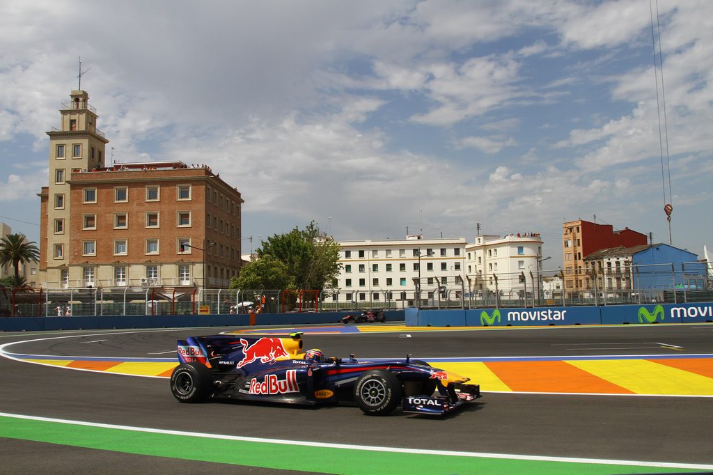 GP Europa, Prove Libere 3, Sabato, Mark Webber (AUS), Red Bull Racing, RB6 