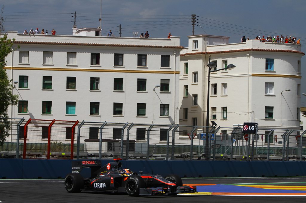 GP Europa, Prove Libere 3, Sabato, Karun Chandhok (IND), Hispania Racing F1 Team (HRT), F110 