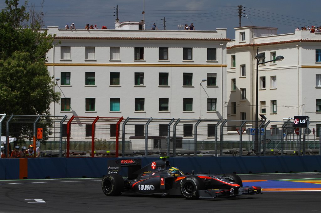 GP Europa, Prove Libere 3, Sabato, Bruno Senna (BRA), Hispania Racing F1 Team (HRT), F110 