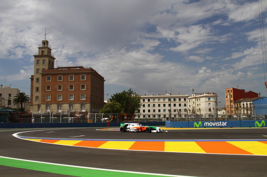 GP Europa, Prove Libere 3, Sabato, Adrian Sutil (GER), Force India F1 Team, VJM03 