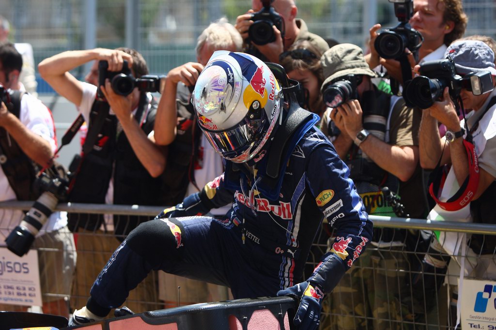 GP Europa, Qualifiche, Sebastian Vettel (GER), Red Bull Racing, RB6 pole position 