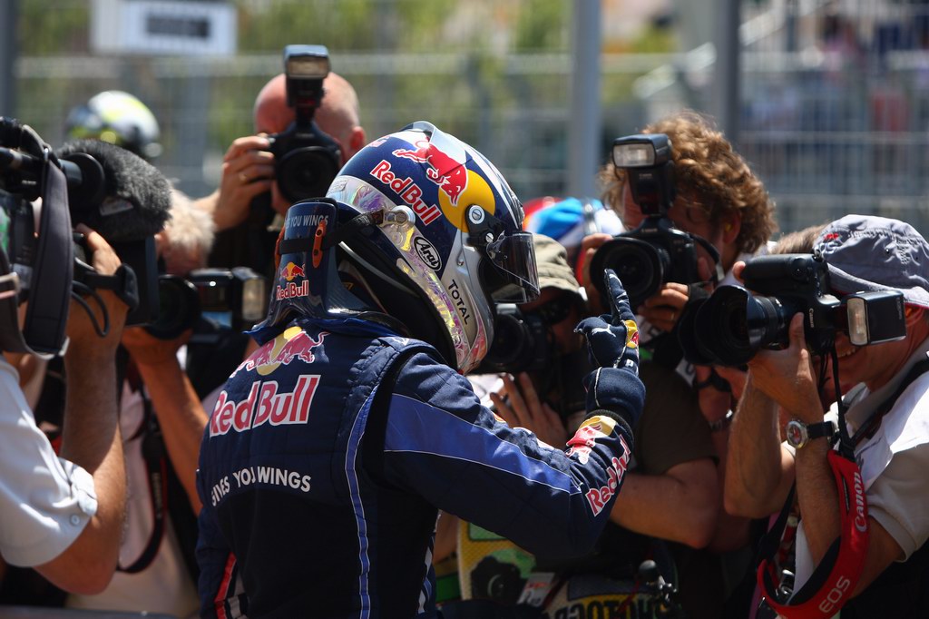 GP Europa, Qualifiche, Sebastian Vettel (GER), Red Bull Racing, RB6 pole position 