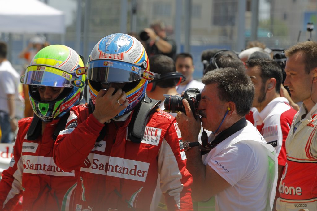 GP Europa, Qualifiche, Fernando Alonso (ESP), Ferrari, F10 e Felipe Massa (BRA), Ferrari, F10 