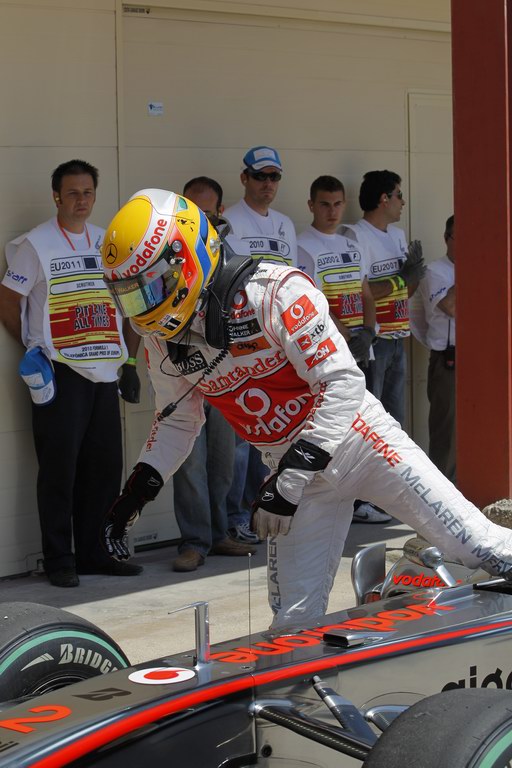 GP Europa, Qualifiche, Lewis Hamilton (GBR), McLaren  Mercedes, MP4-25 