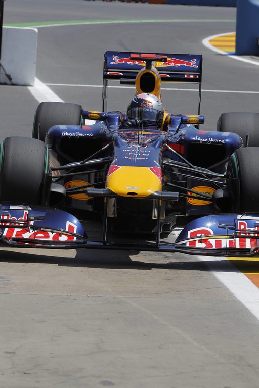 GP Europa, Qualifiche, Sebastian Vettel (GER), Red Bull Racing, RB6 pole position 