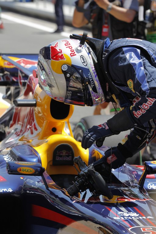 GP Europa, Qualifiche, Sebastian Vettel (GER), Red Bull Racing, RB6 pole position 