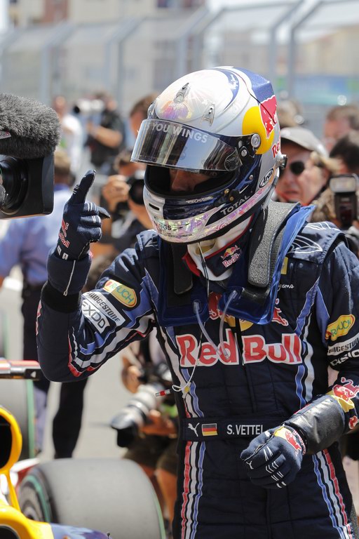 GP Europa, Qualifiche, Sebastian Vettel (GER), Red Bull Racing, RB6 pole position 