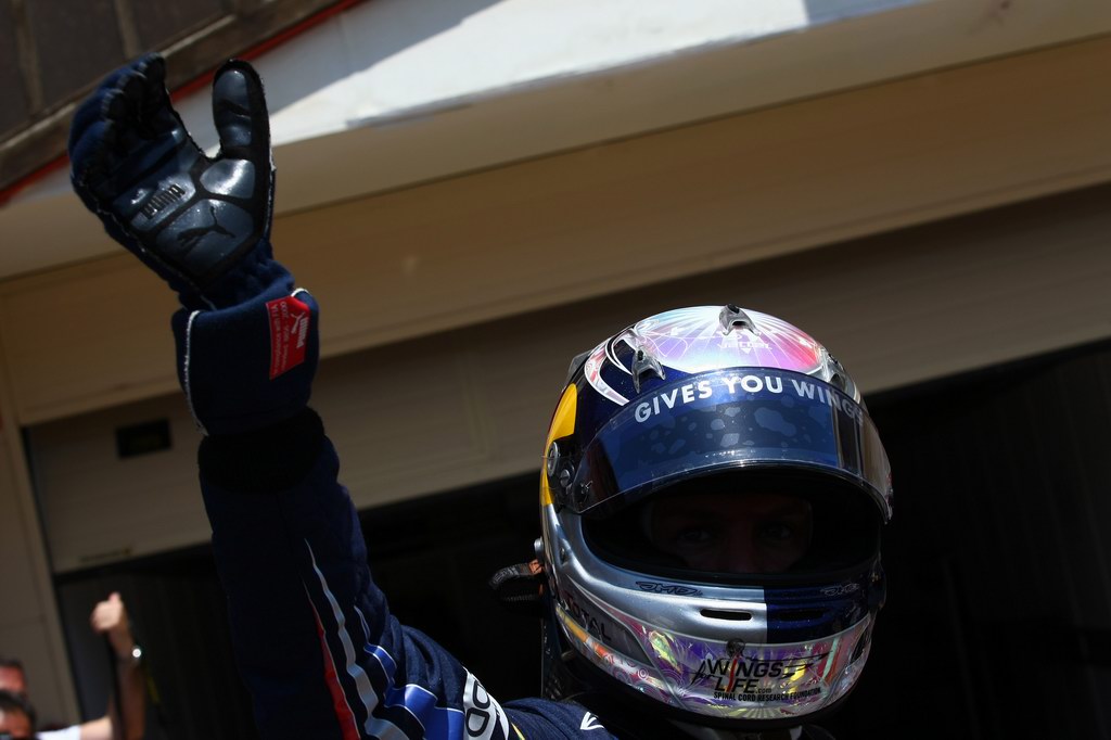 GP Europa, Qualifiche, Sebastian Vettel (GER), Red Bull Racing, RB6 pole position 