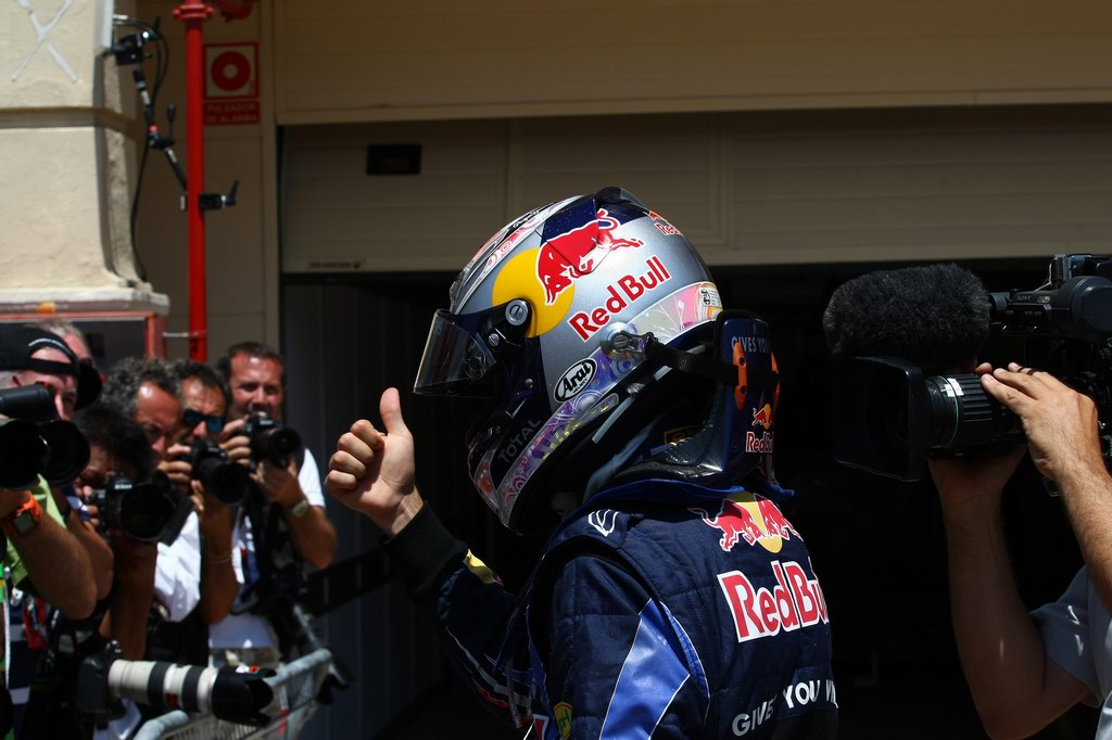 GP Europa, Qualifiche, Sebastian Vettel (GER), Red Bull Racing, RB6 pole position 