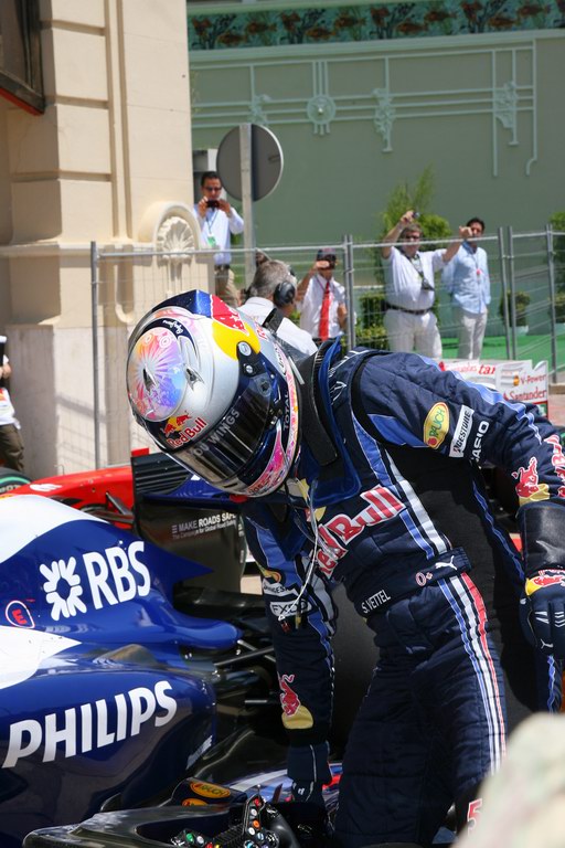 GP Europa, Qualifiche, Sebastian Vettel (GER), Red Bull Racing, RB6 pole position 