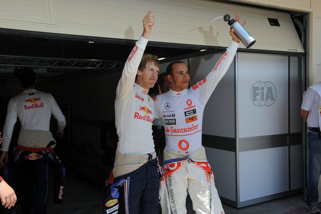 GP Europa, EUROPEAN GRAND PRIX F1/2010 - VALENCIA 26/06/2010   - SEBASTIAN VETTEL POLE AND LEWIS HAMILTON 3RD.
© FOTO ERCOLE COLOMBO 
