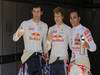 GP Europa, Qualifiche, Sebastian Vettel (GER), Red Bull Racing, RB6 pole position, Mark Webber (AUS), Red Bull Racing, RB6 secondo e Lewis Hamilton (GBR), McLaren  Mercedes, MP4-25 terzo 