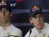 GP Europa, Qualifiche, Conferenza Stampa, Sebastian Vettel (GER), Red Bull Racing, RB6 pole position e Mark Webber (AUS), Red Bull Racing, RB6 