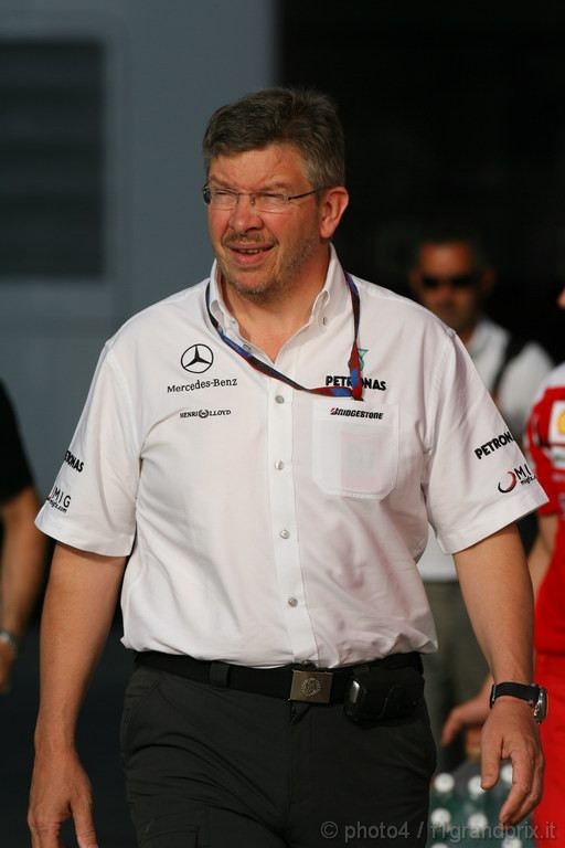 GP Europa, Prove Libere 1, Venerdi', Ross Brawn (GBR), Team Principal, Mercedes GP 