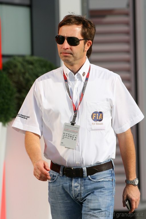 GP Europa, Prove Libere 1, Venerdi', Heinz Harald Frentzen is this week FIA steward