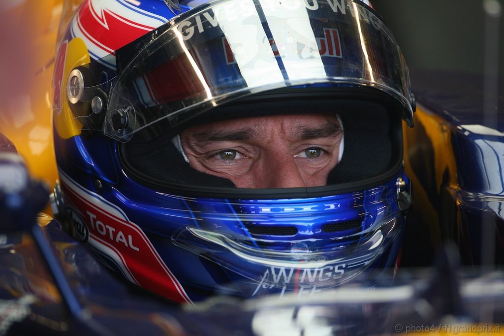GP Europa, Prove Libere 1, Venerdi', Mark Webber (AUS), Red Bull Racing, RB6 