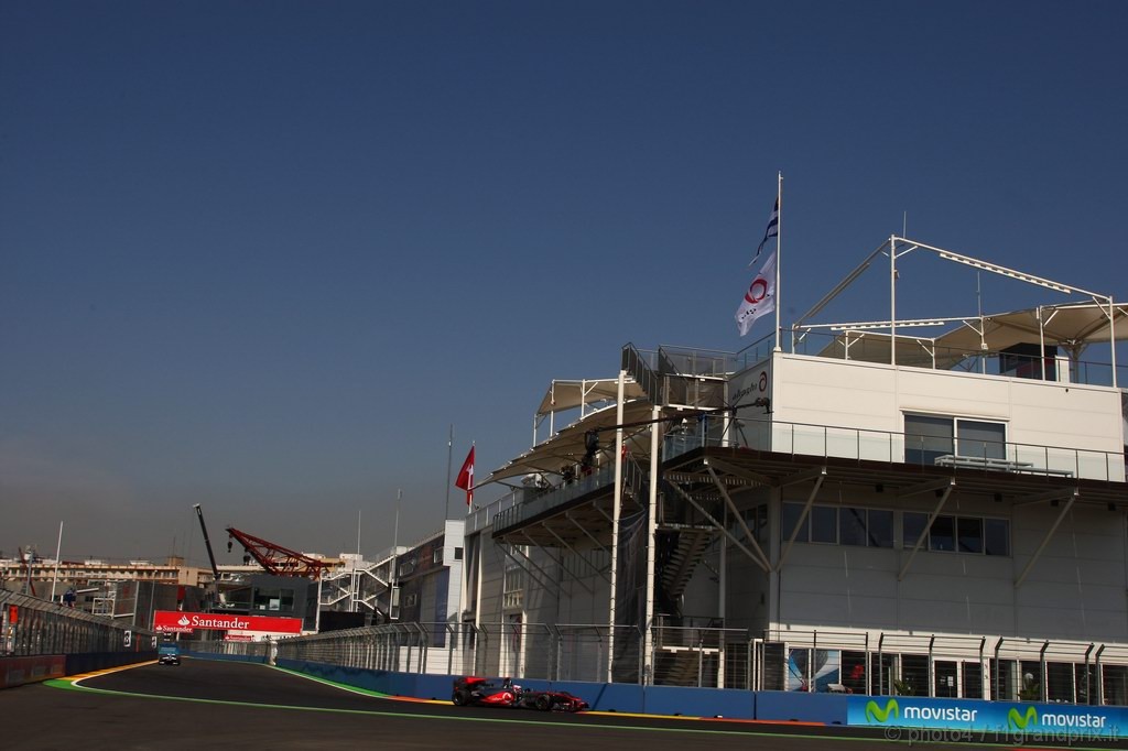 GP Europa, Prove Libere 1, Venerdi', Jenson Button (GBR), McLaren  Mercedes, MP4-25 