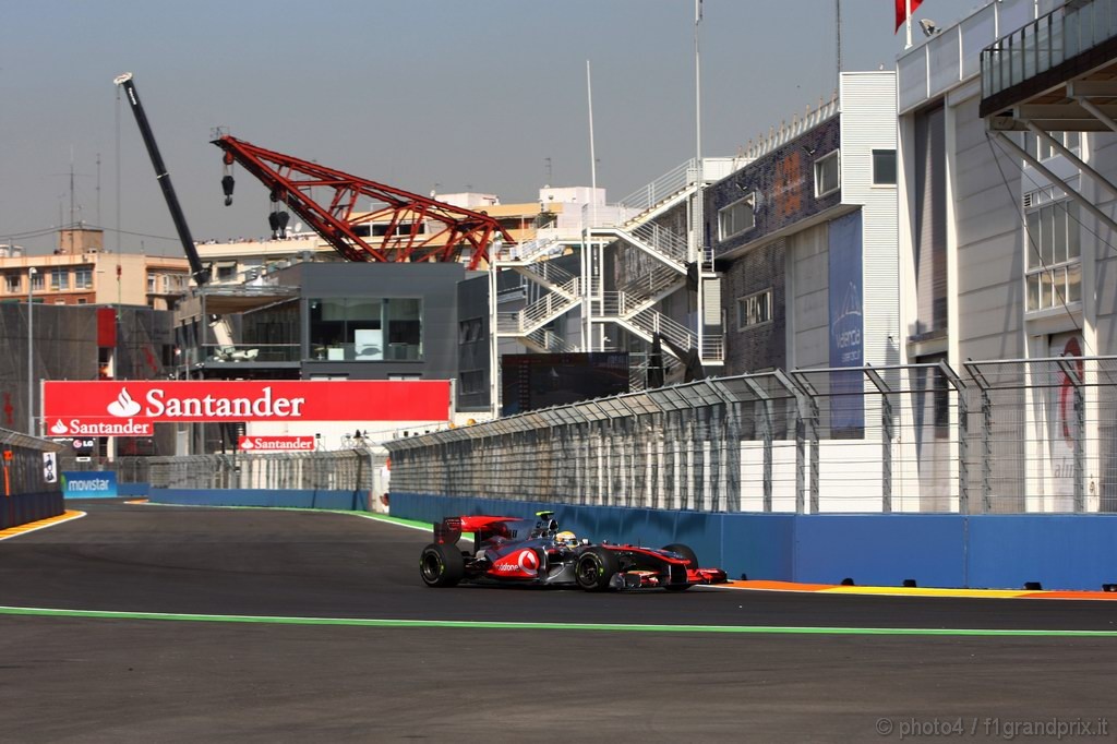 GP Europa, Prove Libere 1, Venerdi', Lewis Hamilton (GBR), McLaren  Mercedes, MP4-25 