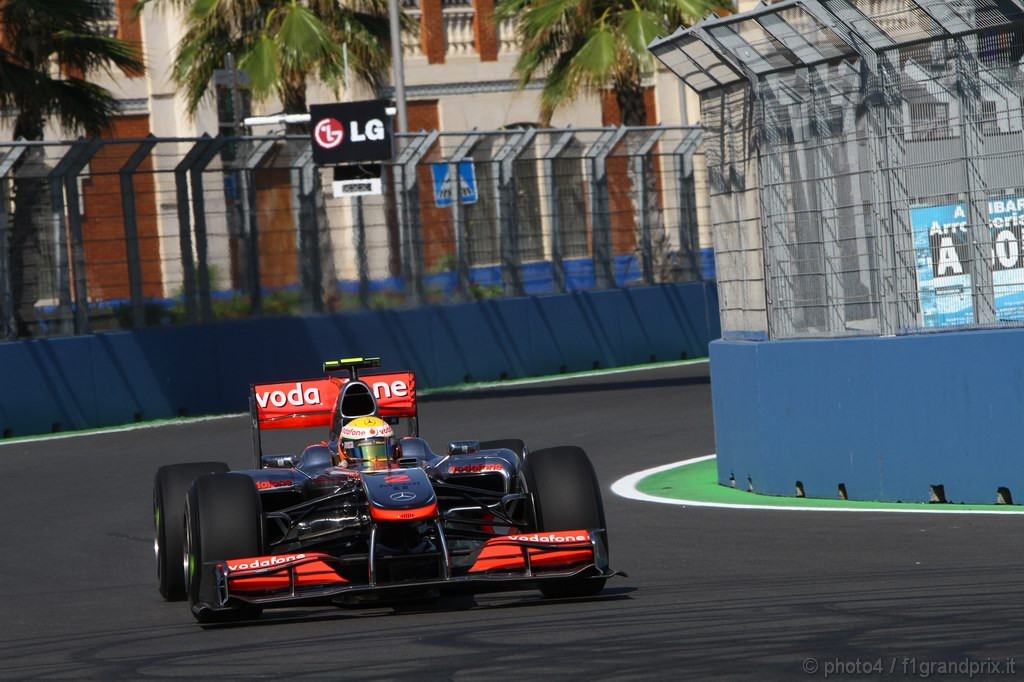 GP Europa, Prove Libere 1, Venerdi', Lewis Hamilton (GBR), McLaren  Mercedes, MP4-25 