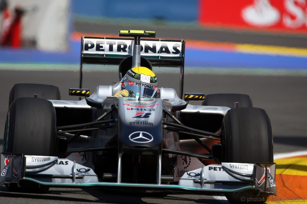 GP Europa, Prove Libere 1, Venerdi', Nico Rosberg (GER), Mercedes GP F1 Team, MGP W01 