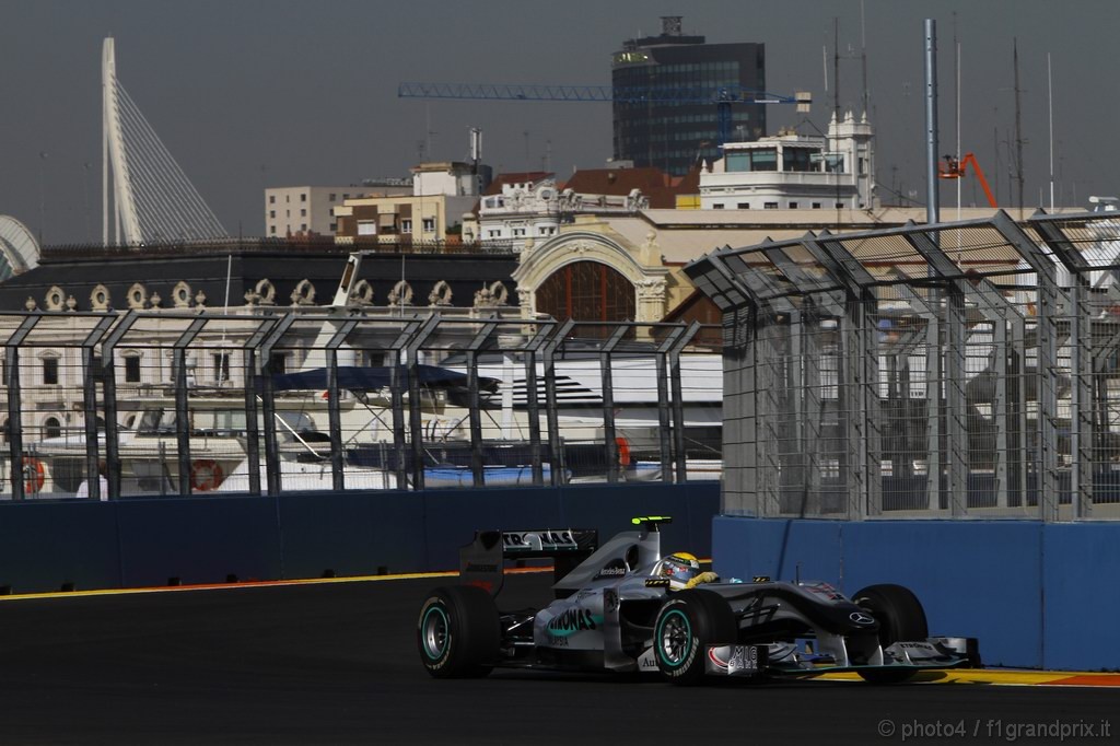 GP Europa, Prove Libere 1, Venerdi', Nico Rosberg (GER), Mercedes GP F1 Team, MGP W01 