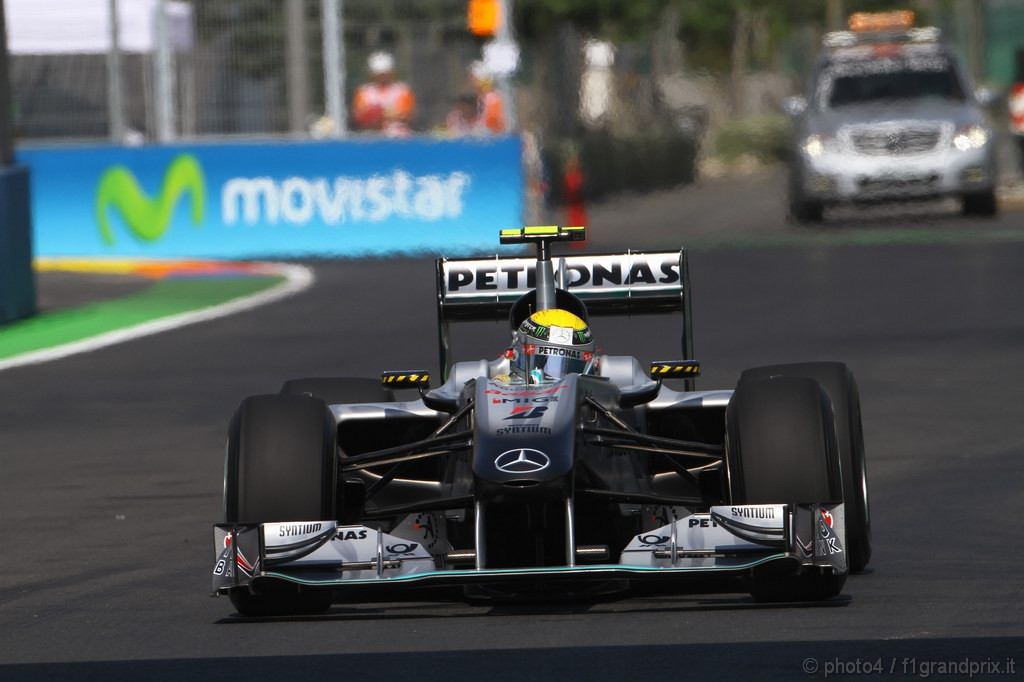 GP Europa, Prove Libere 1, Venerdi', Nico Rosberg (GER), Mercedes GP F1 Team, MGP W01 