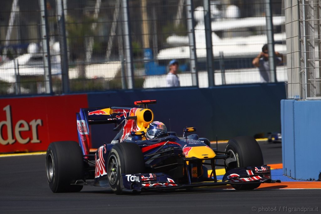 GP Europa, Prove Libere 1, Venerdi', Sebastian Vettel (GER), Red Bull Racing, RB6 