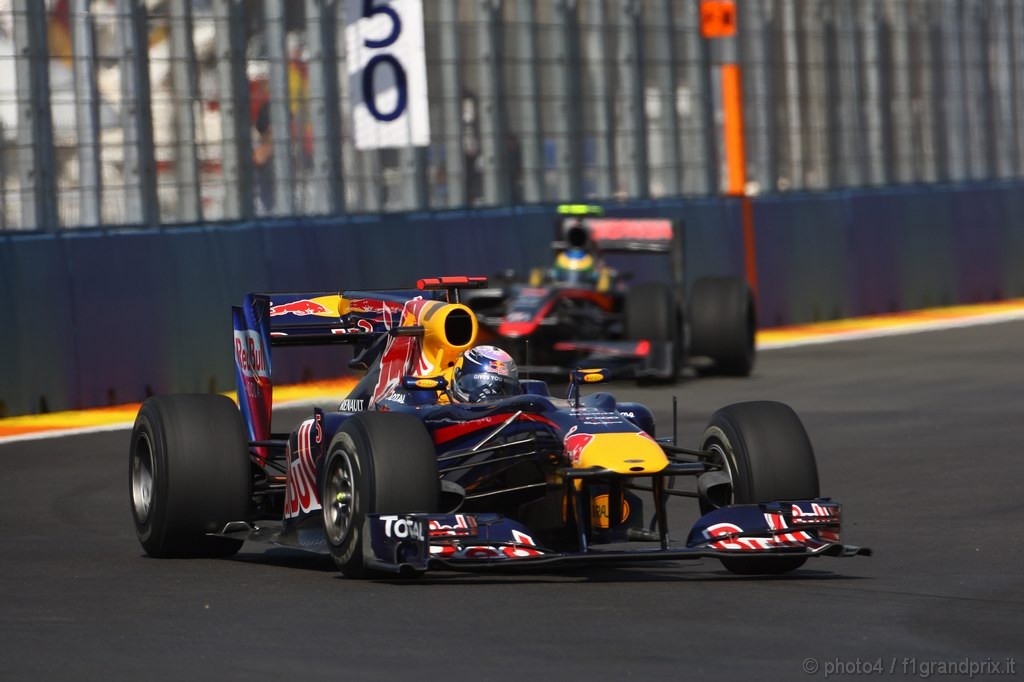 GP Europa, Prove Libere 1, Venerdi', Sebastian Vettel (GER), Red Bull Racing, RB6 