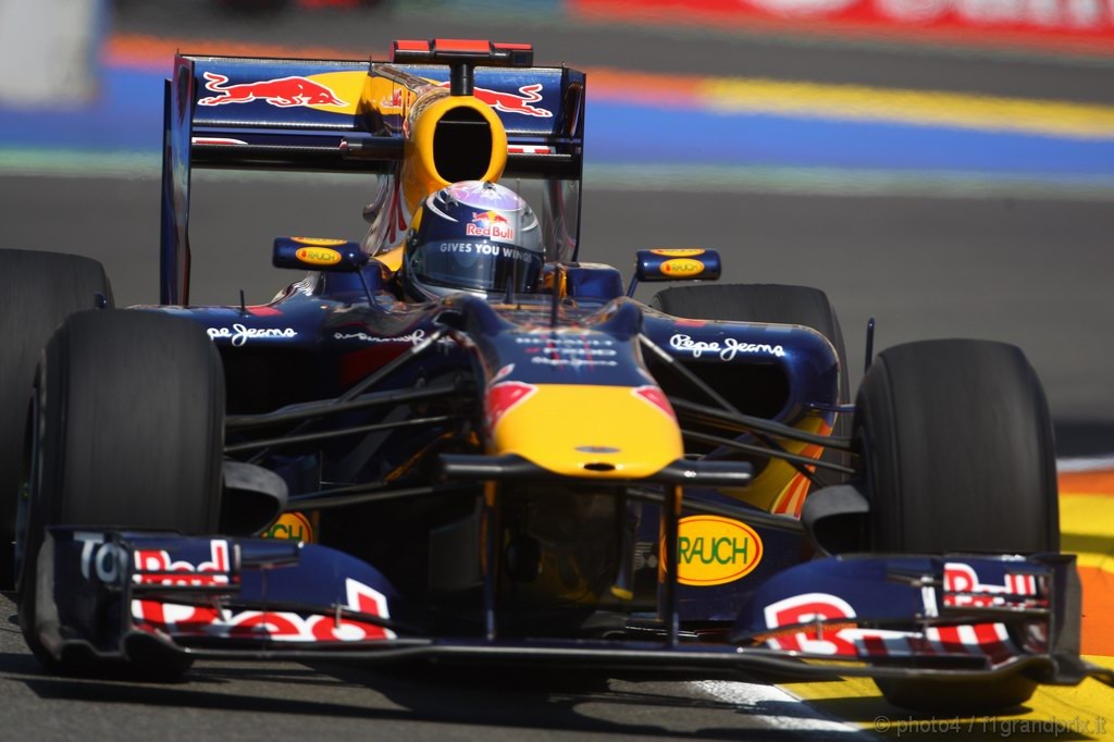 GP Europa, Prove Libere 1, Venerdi', Sebastian Vettel (GER), Red Bull Racing, RB6 