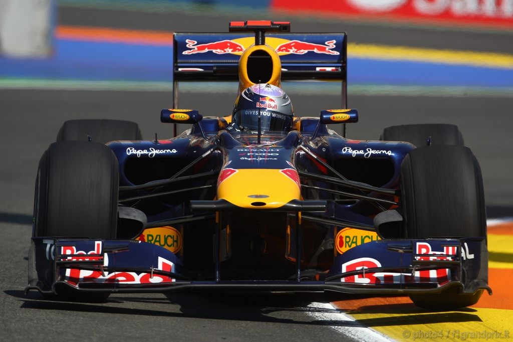 GP Europa, Prove Libere 1, Venerdi', Sebastian Vettel (GER), Red Bull Racing, RB6 