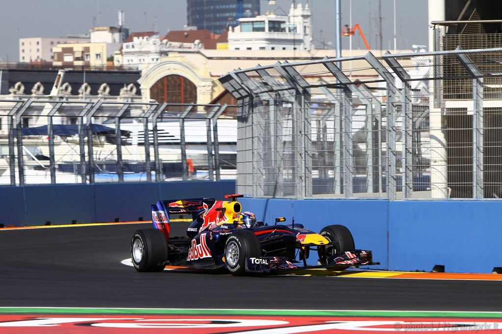 GP Europa, Prove Libere 1, Venerdi', Sebastian Vettel (GER), Red Bull Racing, RB6 