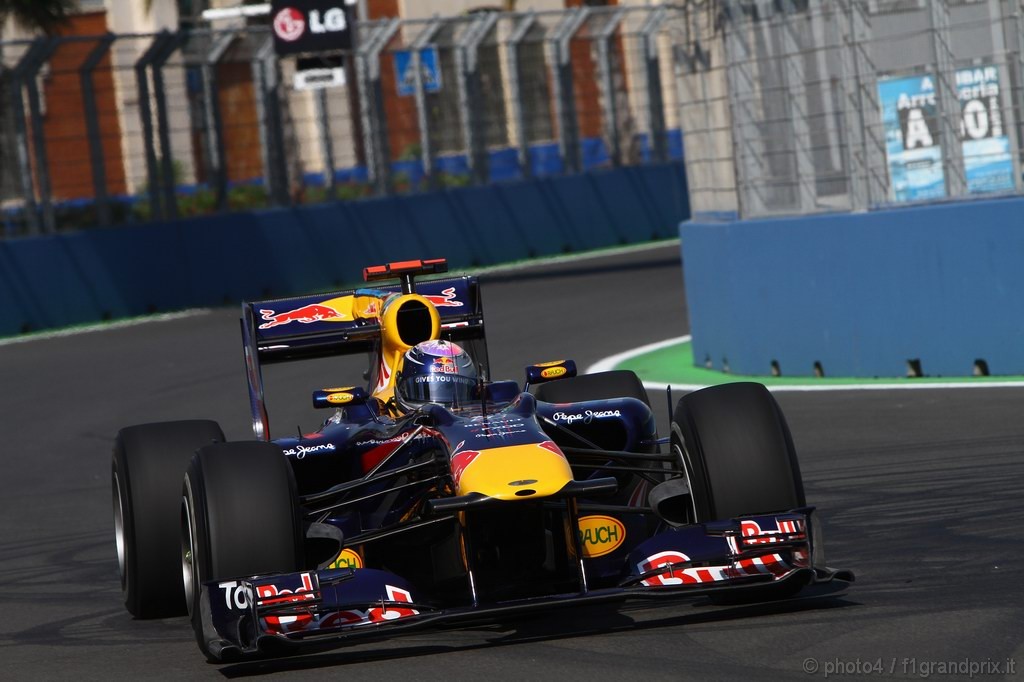 GP Europa, Prove Libere 1, Venerdi', Sebastian Vettel (GER), Red Bull Racing, RB6 