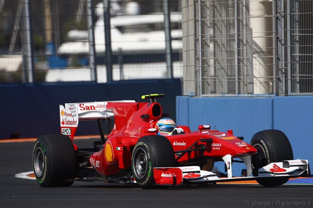 GP Europa, Prove Libere 1, Venerdi', Fernando Alonso (ESP), Ferrari, F10 