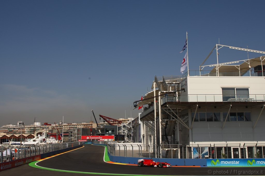 GP Europa, Prove Libere 1, Venerdi', Fernando Alonso (ESP), Ferrari, F10 