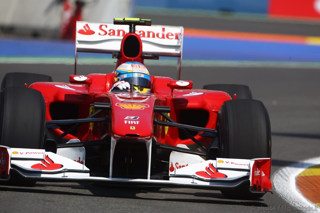 GP Europa, Prove Libere 1, Venerdi', Fernando Alonso (ESP), Ferrari, F10 