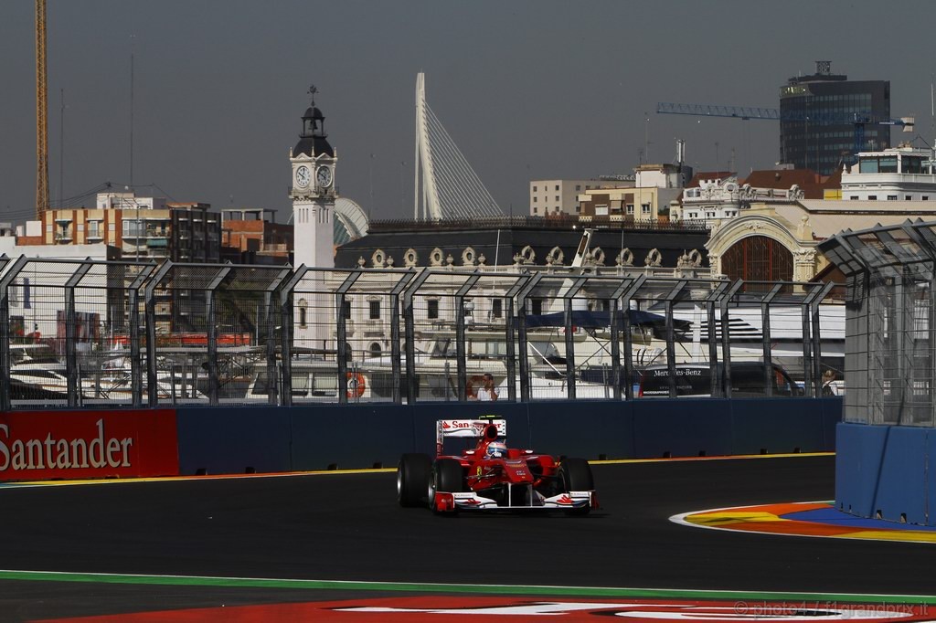 GP Europa, Prove Libere 1, Venerdi', Fernando Alonso (ESP), Ferrari, F10 