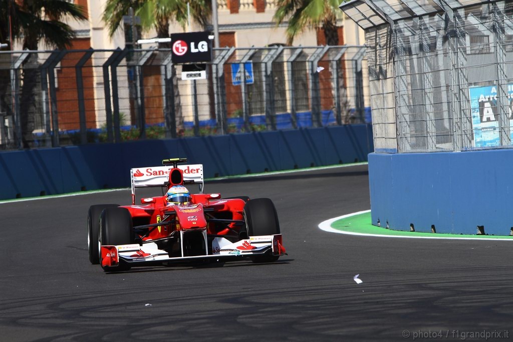 GP Europa, Prove Libere 1, Venerdi', Fernando Alonso (ESP), Ferrari, F10 