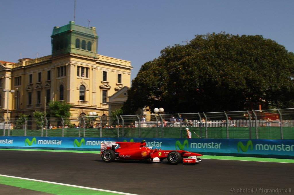GP Europa, Prove Libere 1, Venerdi', Fernando Alonso (ESP), Ferrari, F10 