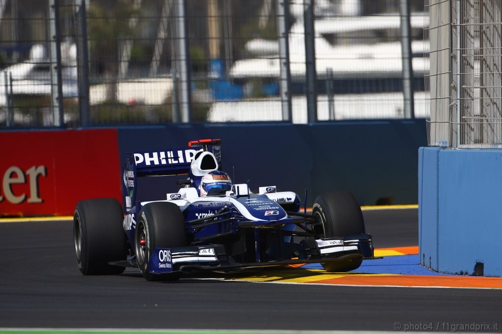 GP Europa, Prove Libere 1, Venerdi', Rubens Barrichello (BRA), Williams, FW32 
