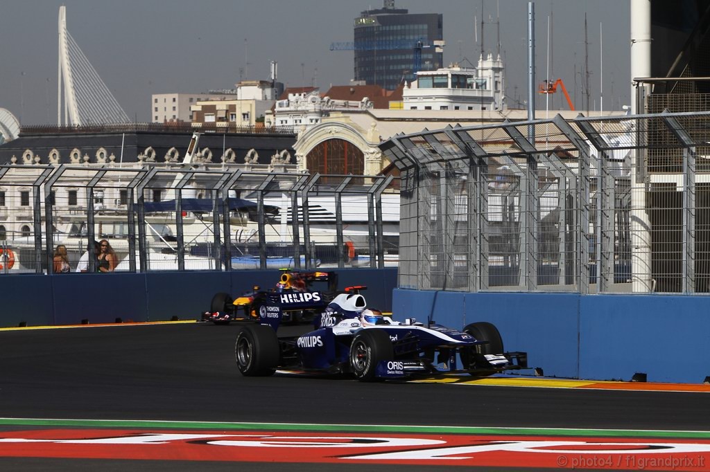 GP Europa, Prove Libere 1, Venerdi', Rubens Barrichello (BRA), Williams, FW32 