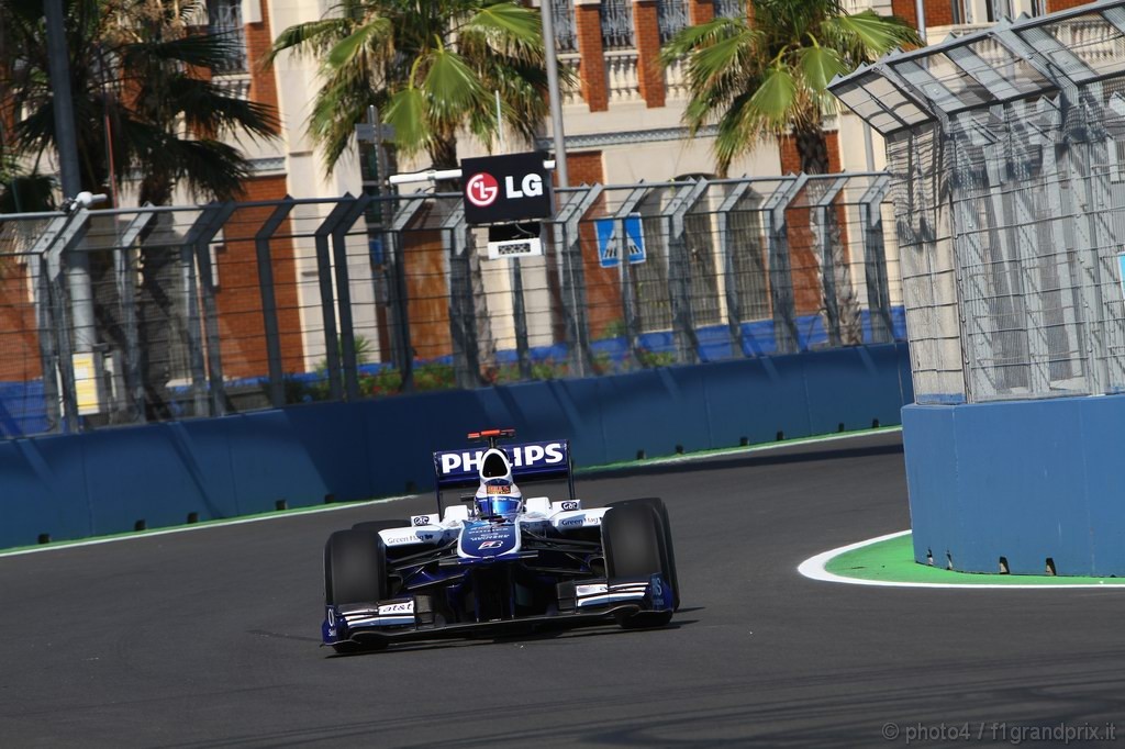 GP Europa, Prove Libere 1, Venerdi', Rubens Barrichello (BRA), Williams, FW32 