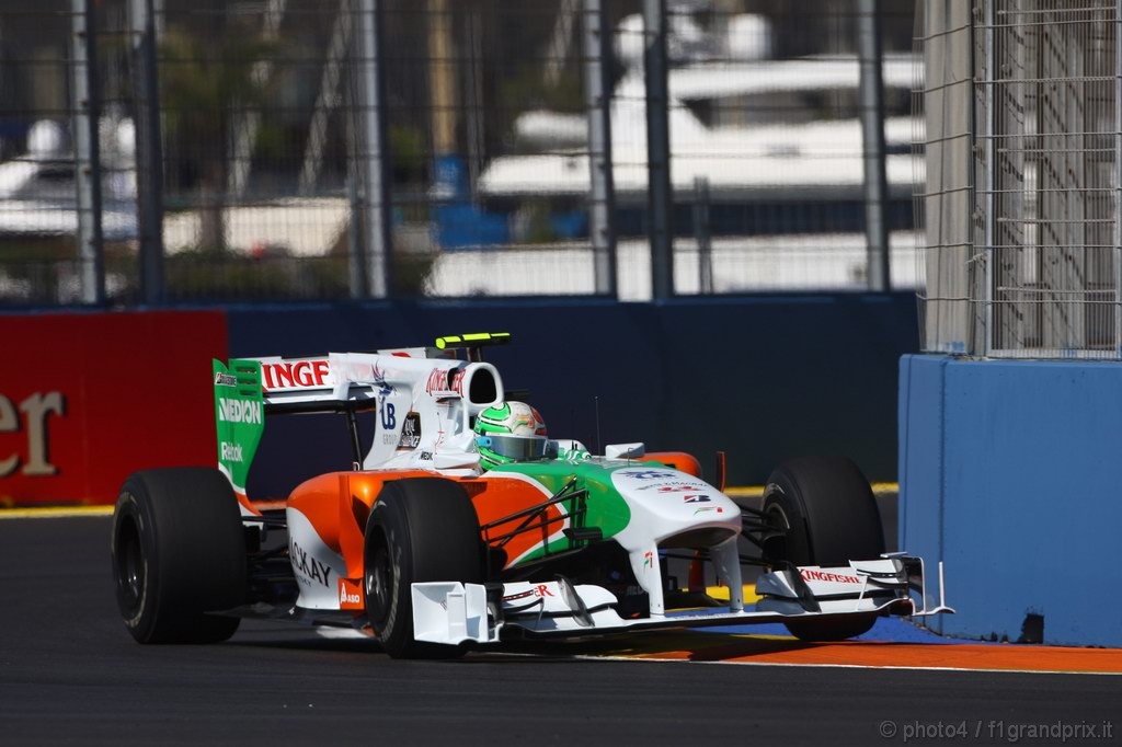 GP Europa, Prove Libere 1, Venerdi', Vitantonio Liuzzi (ITA), Force India F1 Team, VJM03 