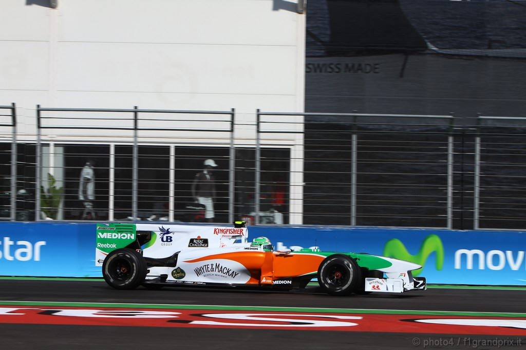 GP Europa, Prove Libere 1, Venerdi', Vitantonio Liuzzi (ITA), Force India F1 Team, VJM03 